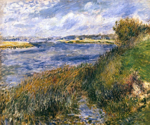 A.Renoir, Die Seine bei Champrosay von Pierre-Auguste Renoir