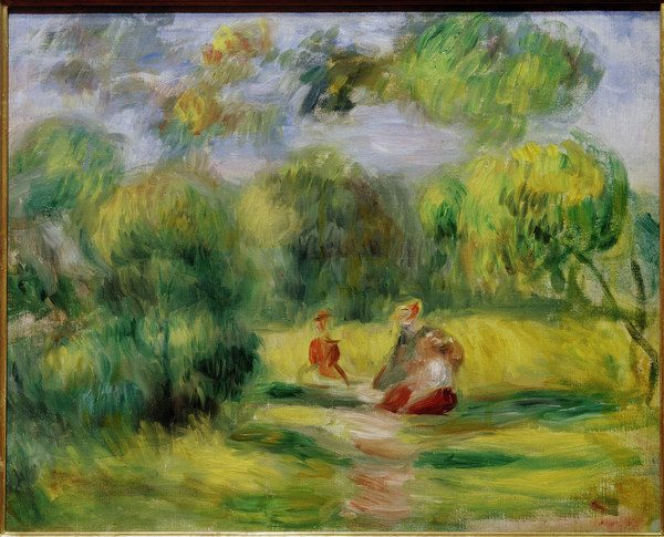 Renoir, Landschaft mit Personen von Pierre-Auguste Renoir