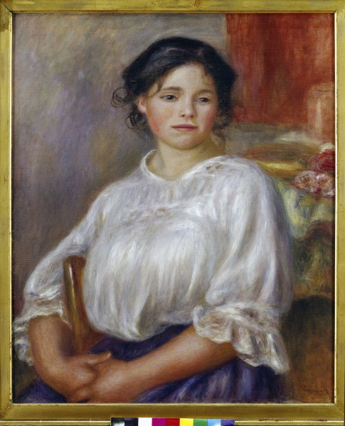 Renoir/Jeune fille/Helene Bellon/c.1909 von Pierre-Auguste Renoir