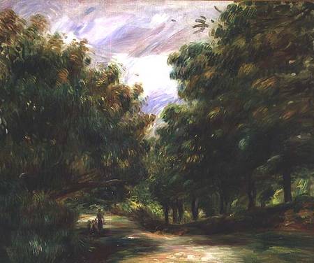 The road near Cagnes von Pierre-Auguste Renoir