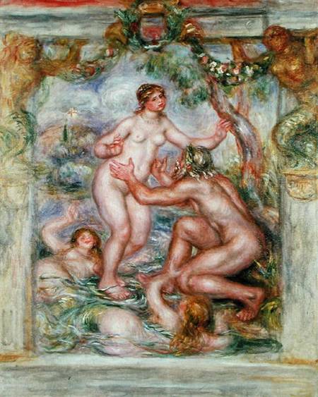 The Saone flowing into the Arms of the Rhone von Pierre-Auguste Renoir