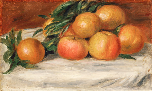 Still Life With Apples And Oranges von Pierre-Auguste Renoir