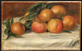 Stillleben mit Äpfeln und Orangen Um 1901