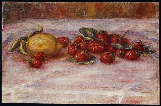 Strawberries and Lemons von Pierre-Auguste Renoir
