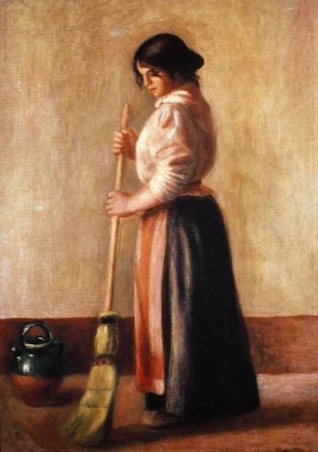 The Sweeper von Pierre-Auguste Renoir