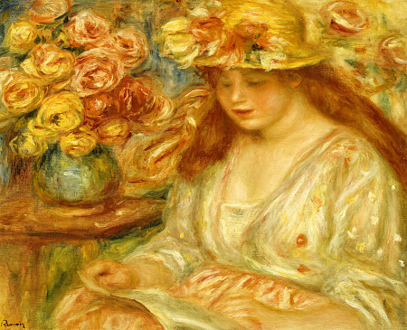 The Reader von Pierre-Auguste Renoir