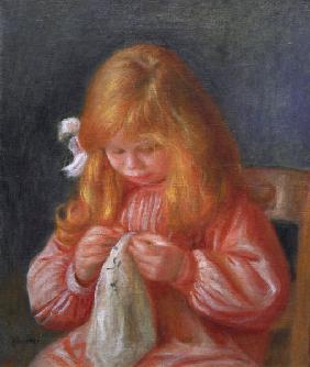 Jean Renoir, nähend/Gemälde v. A.Renoir