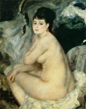 Nude, or Nude Seated on a Sofa 1876