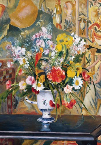 Flowers in a Vase von Pierre-Auguste Renoir