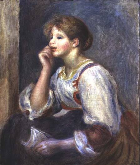 Woman with a letter von Pierre-Auguste Renoir
