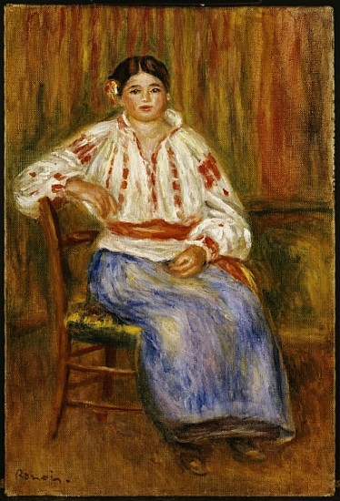 Young Romanian von Pierre-Auguste Renoir