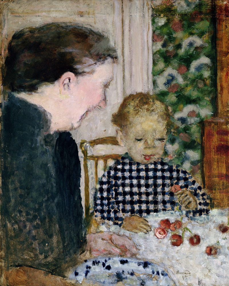 Kind isst Kirschen von Pierre Bonnard