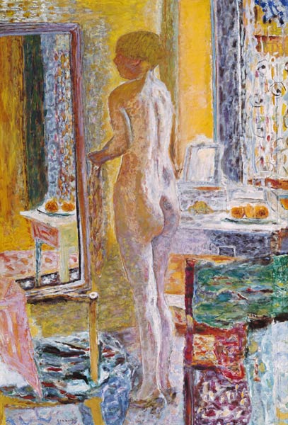 Nackt im Spiegel von Pierre Bonnard