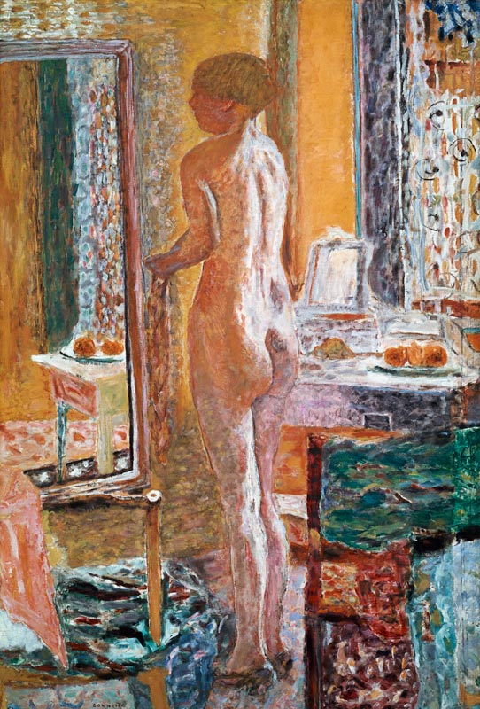 Nu au miroir (La Toilette) von Pierre Bonnard