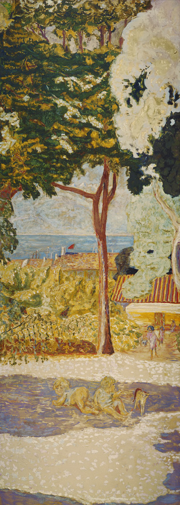 Am Mittelmeer (Triptychon, Mitteltafel) von Pierre Bonnard
