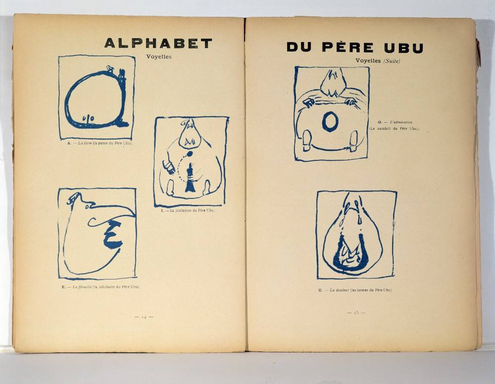 Alphabet von Pere Ubu von Pierre Bonnard