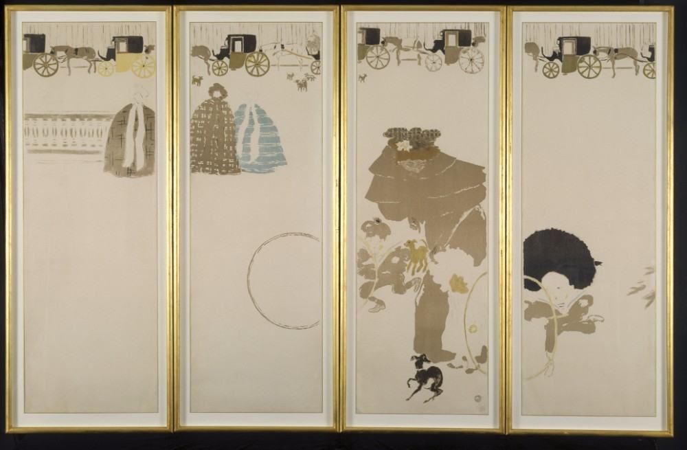 Der Folding Screen - 4 Panels von Pierre Bonnard