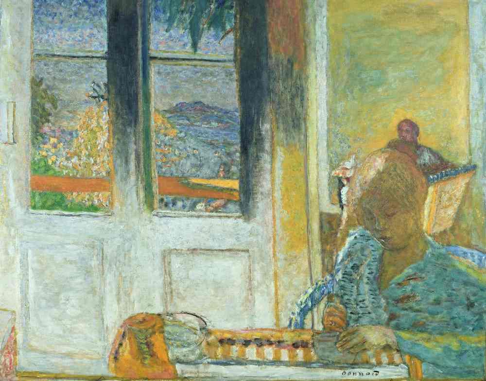 Die Französisch Windows oder, Morgen in Le Cannet von Pierre Bonnard