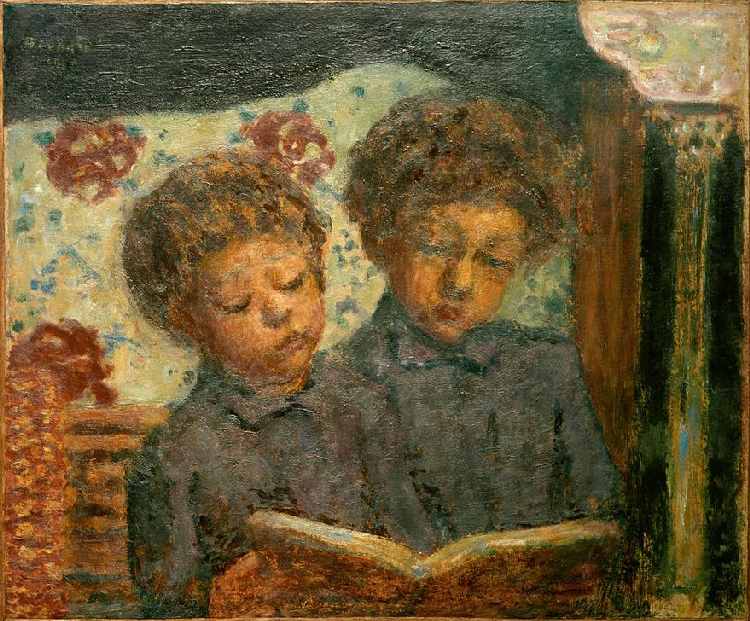 Enfants lisant (Charles et Jean Terrasse von Pierre Bonnard