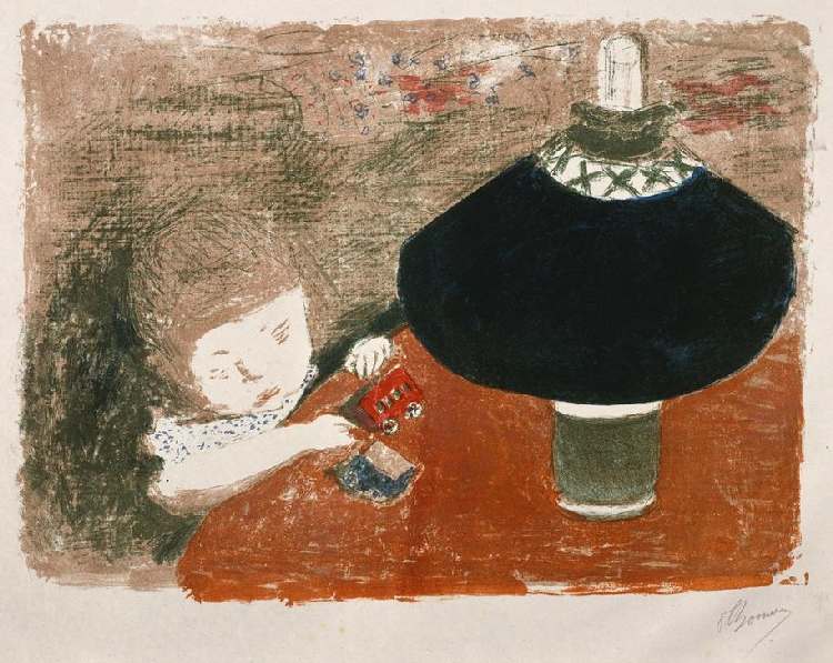 L’Enfant à la lampe von Pierre Bonnard