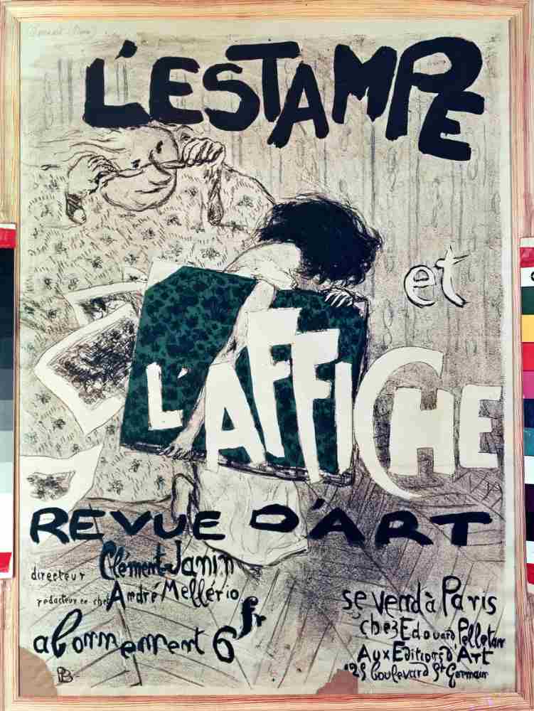 Plakat für die LEstampe und die Affiche Revue dArt von Pierre Bonnard
