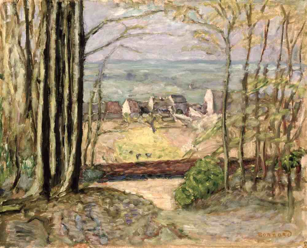 Rand des Waldes von Pierre Bonnard