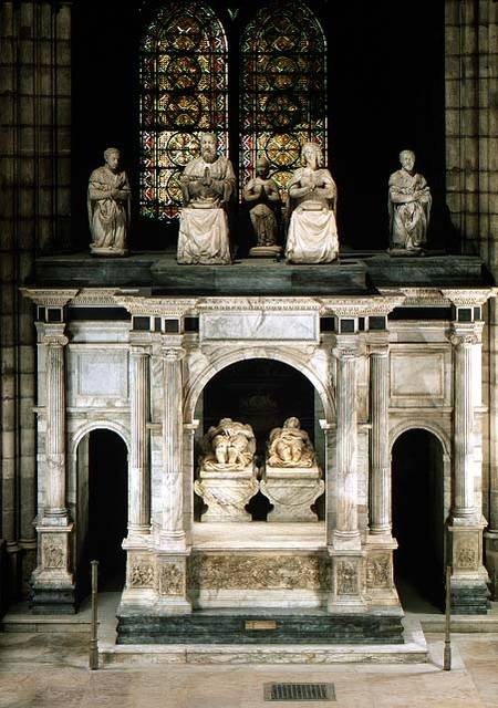 The Tomb of Francois I (1494-1547) and Claude of France (1499-1524) von Pierre Bontemps