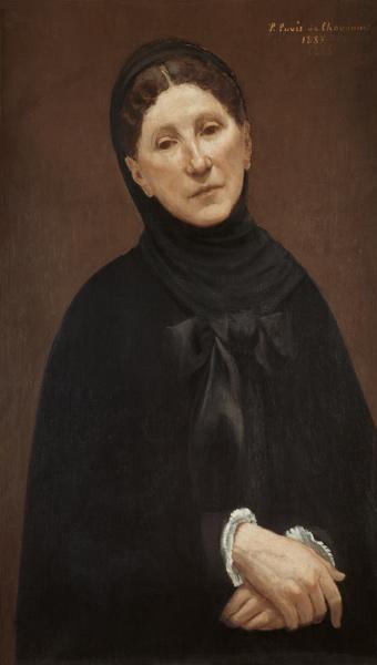 Portrait of the artist's wife, Madame de Chavannes 1883