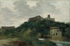 A la villa Farnese: le moulin 1777
