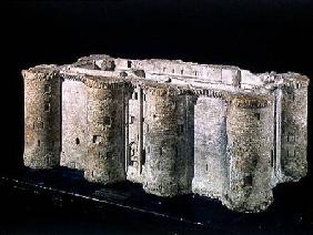Model of the Bastille made from one of the stones of the Bastille 1789