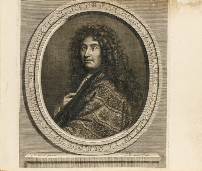 Porträt von Komponist Jean-Henri d’Anglebert (1629-1691) von Pierre Mignard