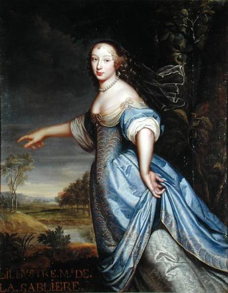Portrait of Madame de la Sabliere von Pierre Mignard