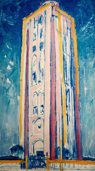 Leuchtturm in Westkapelle von Piet Mondrian