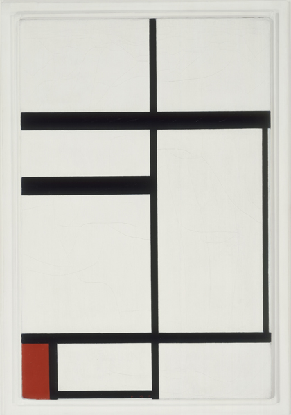 Komposition mit Rot, Schwarz und Weiß von Piet Mondrian