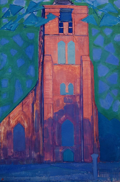 Zeeländischer Kirchturm von Piet Mondrian