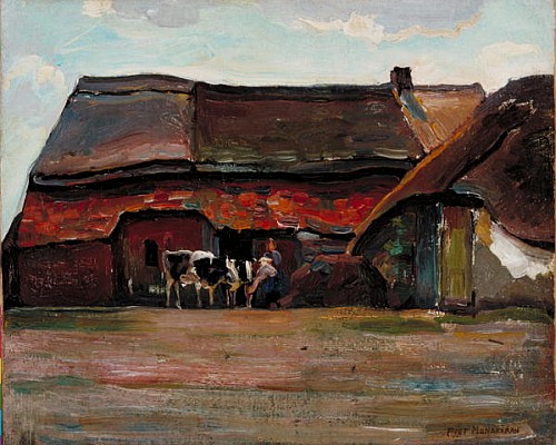 Brabant Farmyard von Piet Mondrian