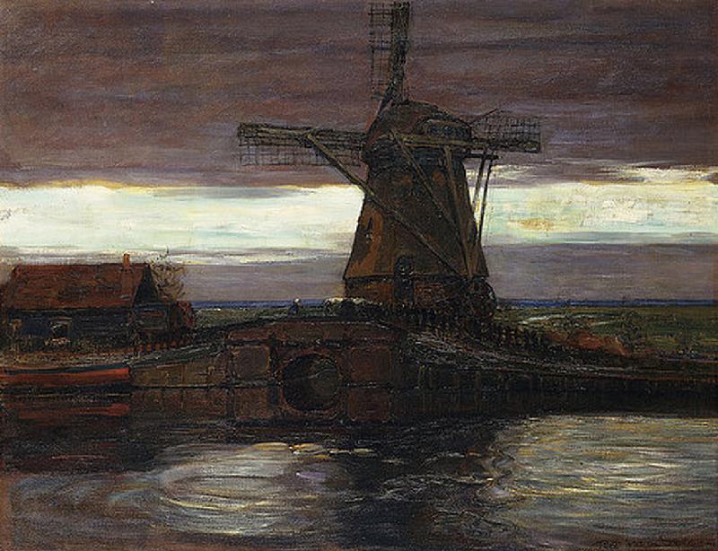 Die Mühle von Piet Mondrian