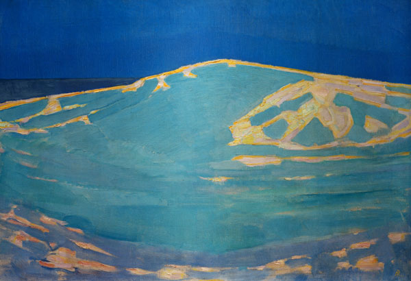 Sommer, Düne in Zeeland von Piet Mondrian