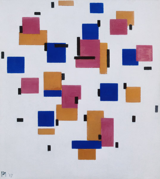 Komposition in Farbe B von Piet Mondrian