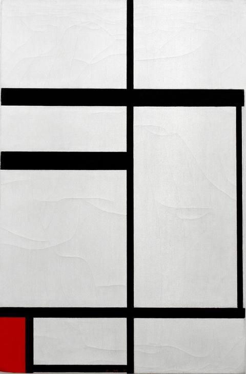 Komposition Nr. I; Rot von Piet Mondrian