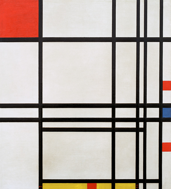 Komposition Nr. 8 von Piet Mondrian