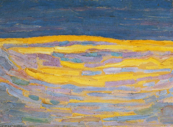 Morgendämmerung. von Piet Mondrian