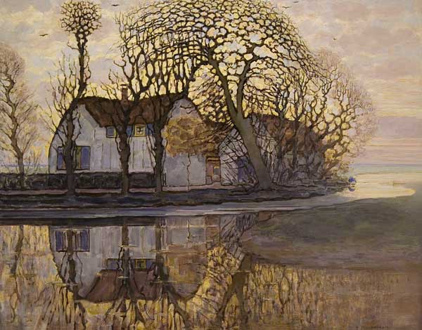 Bauernhof bei Duivendrecht von Piet Mondrian
