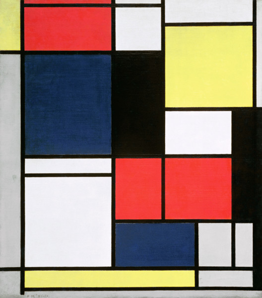 Tableau II von Piet Mondrian