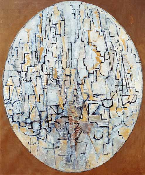 Tableau No. 3; Komp. Oval von Piet Mondrian