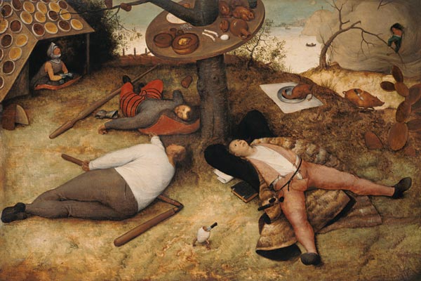 Das Schlaraffenland von Pieter Brueghel d. Ä.
