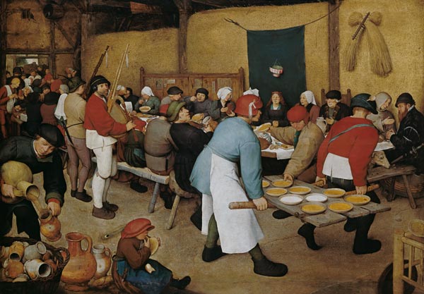 Die Bauernhochzeit von Pieter Brueghel d. Ä.