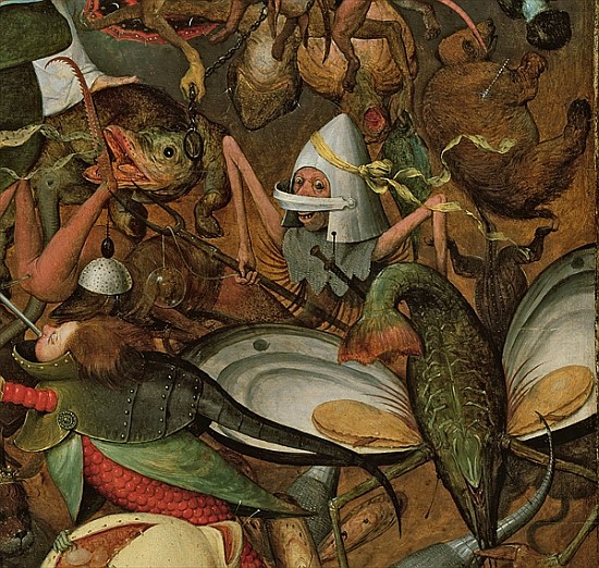 The Fall of the Rebel Angels, 1562 (detail of 74037) von Pieter Brueghel d. Ä.