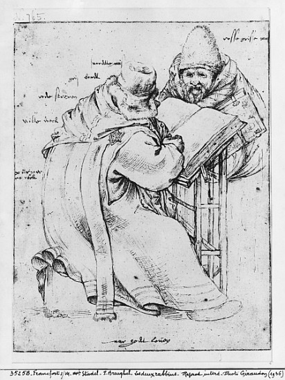 Two Rabbis von Pieter Brueghel d. Ä.