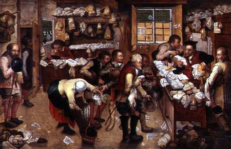 Rent day von Pieter Brueghel d. J.